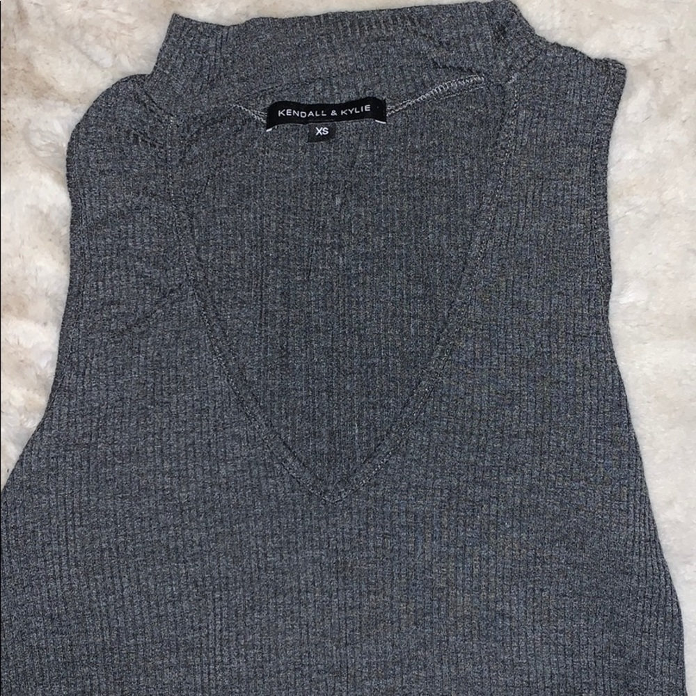 Kendall & Kylie Key Hole Halter Top